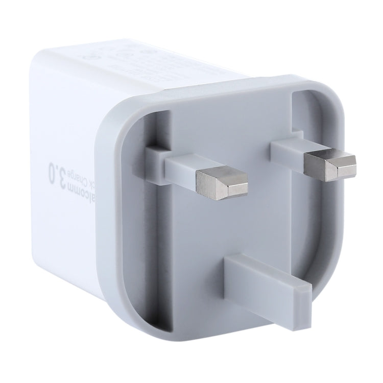 3 USB Ports (3A + 2.4A + 2.4A) Quick Charger QC 3.0 Travel Charger, UK Plug, For iPhone, iPad, Samsung, HTC, Sony, Nokia, LG and other Smartphones - USB Charger by PMC TechLife | Online Shopping South Africa | PMC TechLife | Buy Now Pay Later Mobicred