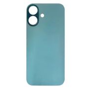 For iPhone 16 Plus Easy Replacement Big Camera Hole Glass Back Battery Cover(Green)