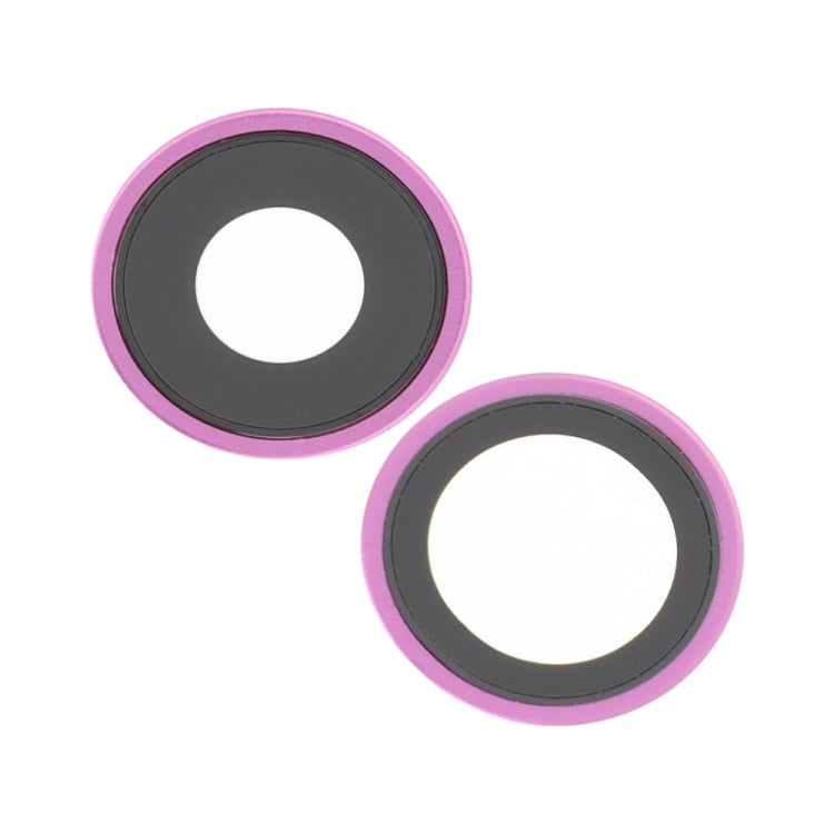 For iPhone 16 / 16 Plus Rear Camera Lens Cover (Pink)