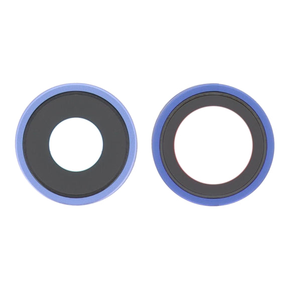 For iPhone 16 / 16 Plus Rear Camera Lens Cover (Blue)