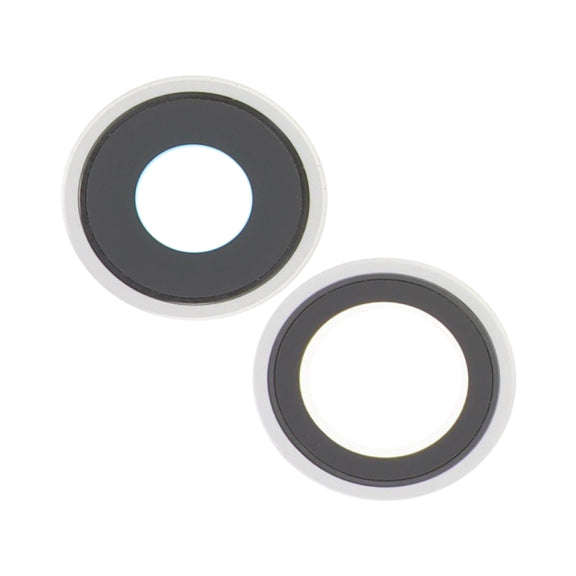 For iPhone 16 / 16 Plus Rear Camera Lens Cover (White)
