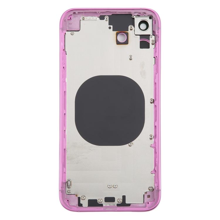 Back Cover with Appearance Imitation of iP16 for iPhone XR(Pink)