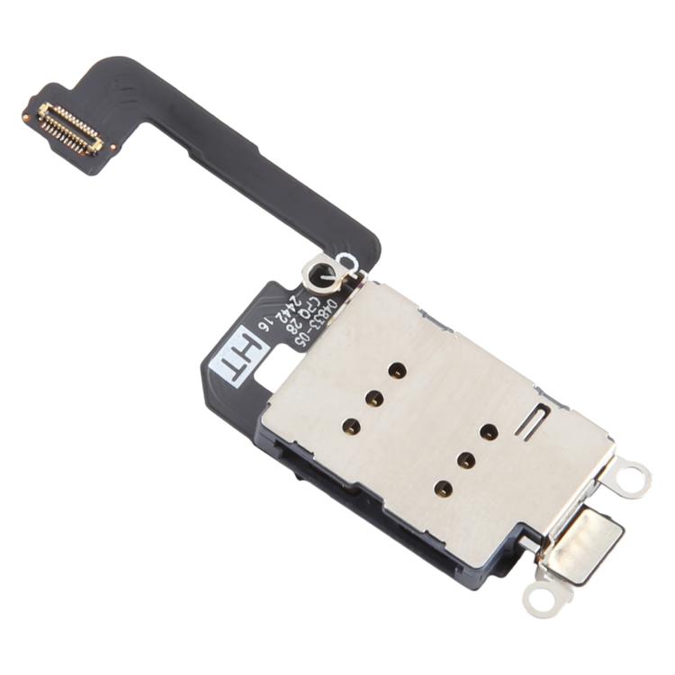 For iPhone 16 Plus Dual SIM Card Holder Socket with Flex Cable - Flex Cable by PMC TechLife | Online Shopping South Africa | PMC TechLife | Buy Now Pay Later Mobicred