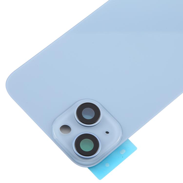 For iPhone 14 China Version Battery Back Cover with Middle Frame(Blue)