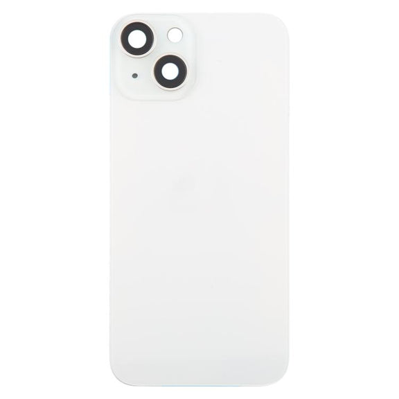For iPhone 14 China Version Battery Back Cover with Middle Frame(White)