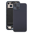 For iPhone 14 EU Version Battery Back Cover with Middle Frame(Black) - Back Cover by PMc TechLife | Online Shopping South Africa | PMc TechLife | Buy Now Pay Later Mobicred