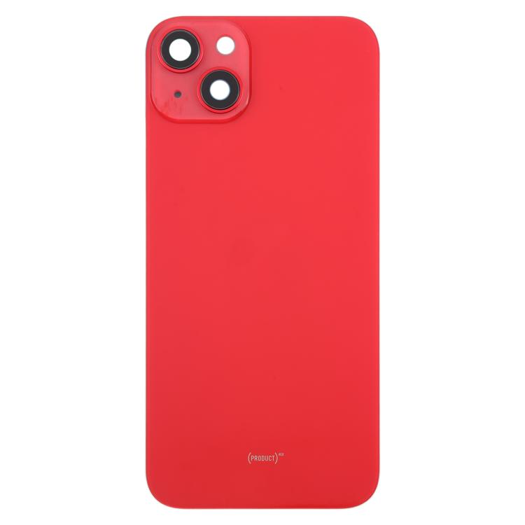 For iPhone 14 Plus China Version Battery Back Cover with Middle Frame(Red)