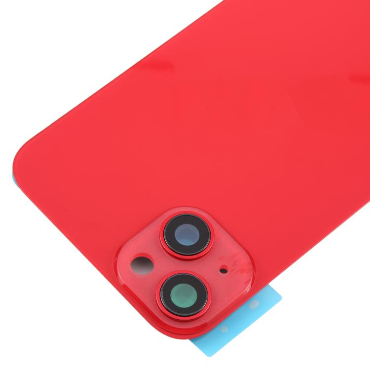 For iPhone 14 Plus China Version Battery Back Cover with Middle Frame(Red) - Back Cover by PMc TechLife | Online Shopping South Africa | PMc TechLife | Buy Now Pay Later Mobicred