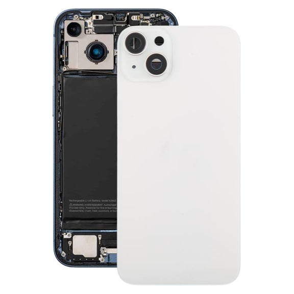For iPhone 14 Plus China Version Battery Back Cover with Middle Frame(White)