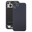 For iPhone 14 Plus EU Version Battery Back Cover with Middle Frame(Black) - Back Cover by PMc TechLife | Online Shopping South Africa | PMc TechLife | Buy Now Pay Later Mobicred