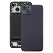 For iPhone 14 Plus EU Version Battery Back Cover with Middle Frame(Black)
