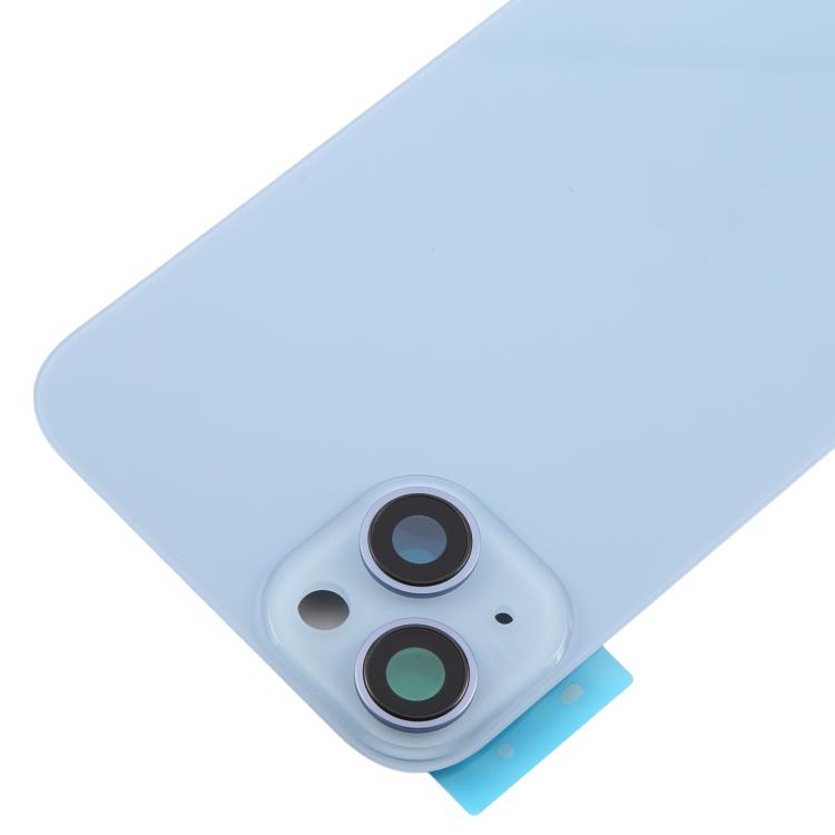 For iPhone 14 Plus EU Version Battery Back Cover with Middle Frame(Blue) - Back Cover by PMc TechLife | Online Shopping South Africa | PMc TechLife | Buy Now Pay Later Mobicred