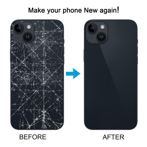 For iPhone 14 Plus EU Version Battery Back Cover with Middle Frame(Purple)