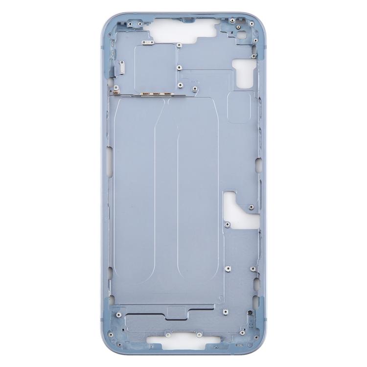 For iPhone 14 Plus Middle Frame Bezel Plate (Blue) - Others by PMc TechLife | Online Shopping South Africa | PMc TechLife | Buy Now Pay Later Mobicred