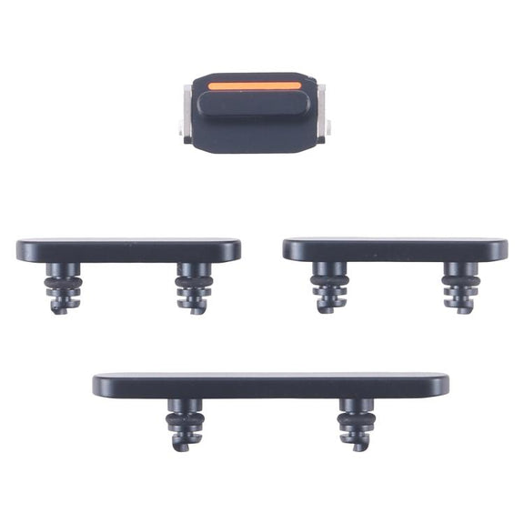 For iPhone 16e Power Button and Volume Control Button (Black)