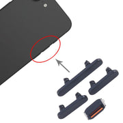 For iPhone 16e Power Button and Volume Control Button (Black)