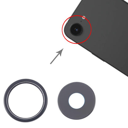 For iPhone 16e Rear Camera Lens Cover (Black) - free shipping - PMC Jewellery - Order now!