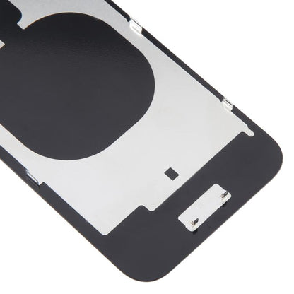 For iPhone 16e Glass Battery Back Cover with Camera Lens Cover(Black) - free shipping - PMC Jewellery - Order now!