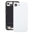 For iPhone 16e Glass Battery Back Cover with Camera Lens Cover(White) - free shipping - PMC TechLife - Order now!