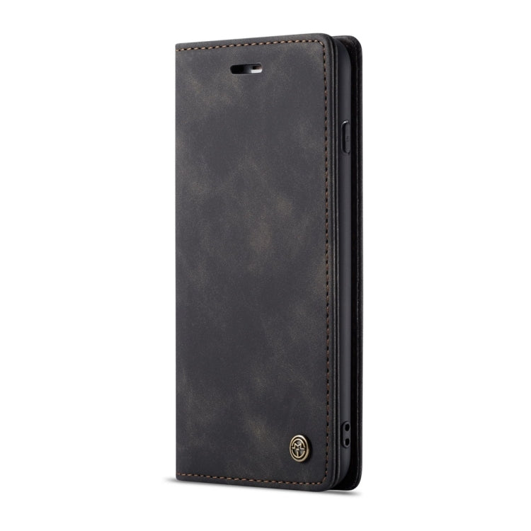 CaseMe-013 Multifunctional Retro Frosted Horizontal Flip Leather Case for iPhone 6 Plus / 6s Plus, with Card Slot & Holder & Wallet(Black)