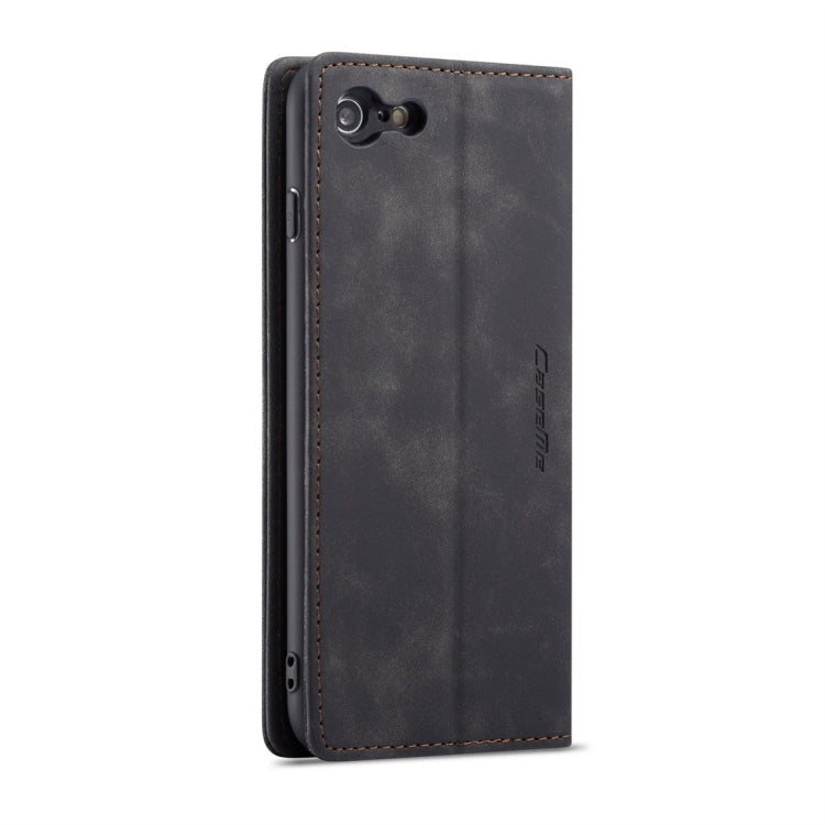 CaseMe-013 Multifunctional Retro Frosted Horizontal Flip Leather Case for iPhone 6 Plus / 6s Plus, with Card Slot & Holder & Wallet(Black)