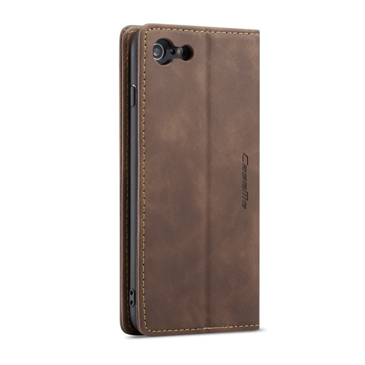 CaseMe-013 Multifunctional Retro Frosted Horizontal Flip Leather Case for iPhone 6 Plus / 6s Plus, with Card Slot & Holder & Wallet(Coffee) - free shipping - PMC Jewellery - Order now!
