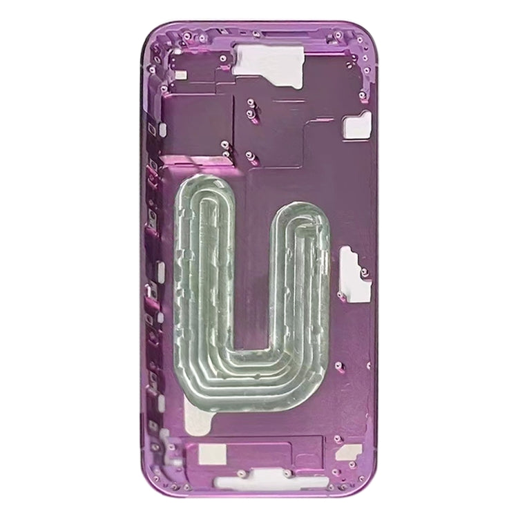 For iPhone 16 Plus Middle Frame Bezel Plate (Pink) - free shipping - PMC TechLife - Order now!