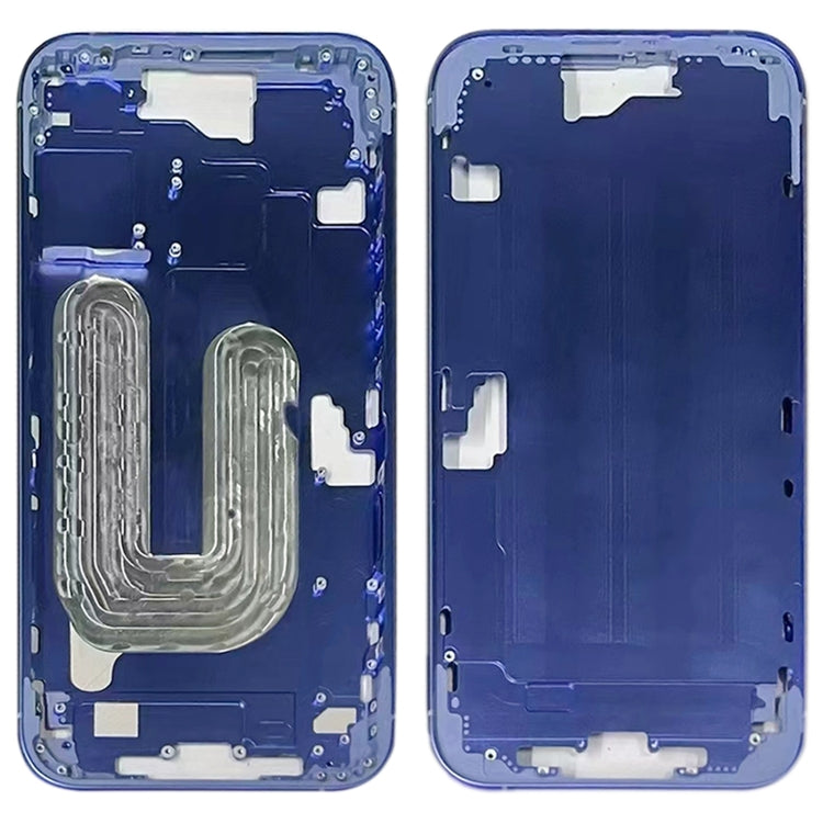 For iPhone 16 Plus Middle Frame Bezel Plate (Blue) -  by PMC TechLife | Online Shopping South Africa | PMC TechLife | Buy Now Pay Later Mobicred