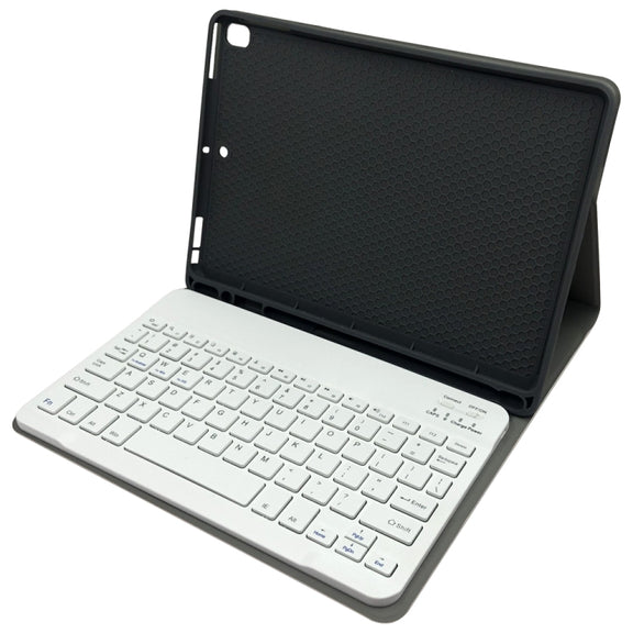 Detachable Bluetooth Keyboard + Horizontal Flip Leather Tablet Case with Holder & Pencil Holder for iPad Pro 9.7 inch, iPad Air, iPad Air 2, iPad 9.7 inch (2017), iPad 9.7 inch (2018) (Rose Gold)