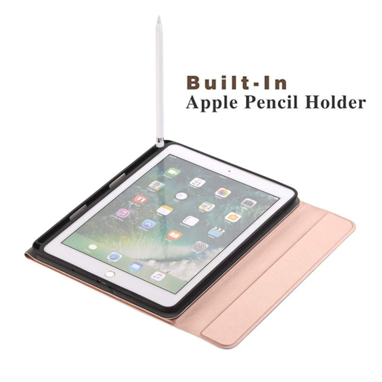 Detachable Bluetooth Keyboard + Horizontal Flip Leather Tablet Case with Holder & Pencil Holder for iPad Pro 9.7 inch, iPad Air, iPad Air 2, iPad 9.7 inch (2017), iPad 9.7 inch (2018) (Rose Gold) - For iPad Pro by PMC TechLife | Online Shopping South Africa | PMC TechLife