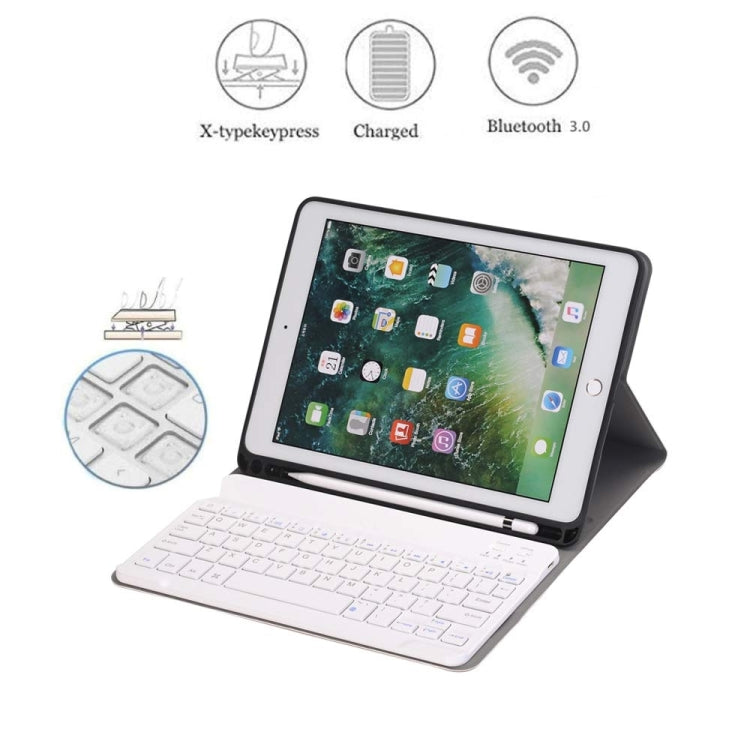 Detachable Bluetooth Keyboard + Horizontal Flip Leather Tablet Case with Holder & Pencil Holder for iPad Pro 9.7 inch, iPad Air, iPad Air 2, iPad 9.7 inch (2017), iPad 9.7 inch (2018) (Rose Gold) - For iPad Pro by PMC TechLife | Online Shopping South Africa | PMC TechLife