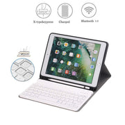 Detachable Bluetooth Keyboard + Horizontal Flip Leather Tablet Case with Holder & Pencil Holder for iPad Pro 9.7 inch, iPad Air, iPad Air 2, iPad 9.7 inch (2017), iPad 9.7 inch (2018) (Rose Gold)
