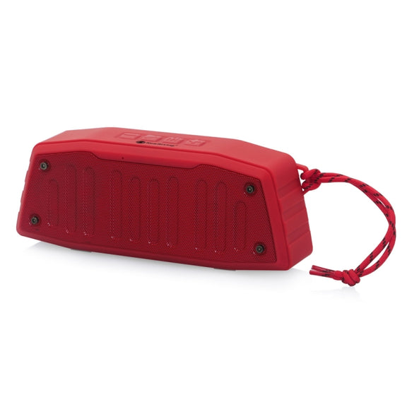 NewRixing NR-4019 Outdoor Portable Bluetooth Speaker with Hands-free Call Function, Support TF Card & USB & FM & AUX (Red)