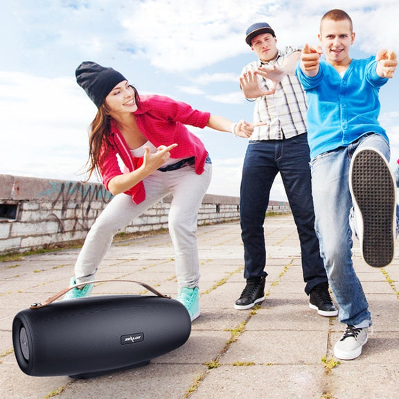 ZEALOT S27 Multifunctional Bass Wireless Bluetooth Speaker, Built-in Microphone, Support Bluetooth Call & AUX & TF Card & 1x93mm + 2x66mm Speakers(Camouflage Blue)