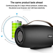 ZEALOT S27 Multifunctional Bass Wireless Bluetooth Speaker, Built-in Microphone, Support Bluetooth Call & AUX & TF Card & 1x93mm + 2x66mm Speakers(Camouflage Blue)