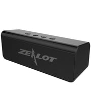 ZEALOT S31 10W 3D HiFi Stereo Wireless Bluetooth Speaker, Support Hands-free / USB / AUX / TF Card(Black)