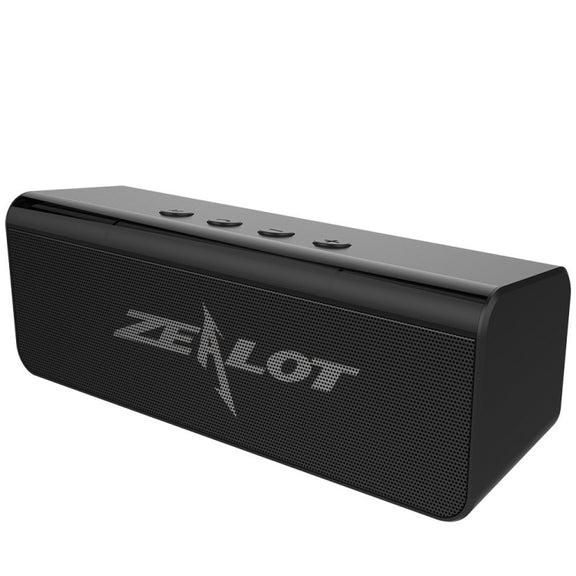 ZEALOT S31 10W 3D HiFi Stereo Wireless Bluetooth Speaker, Support Hands-free / USB / AUX / TF Card(Black)