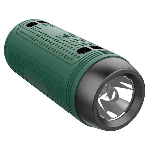 ZEALOT A1 Multifunctional Bass Wireless Bluetooth Speaker, Built-in Microphone, Support Bluetooth Call & AUX & TF Card & LED Lights (Dark Green)