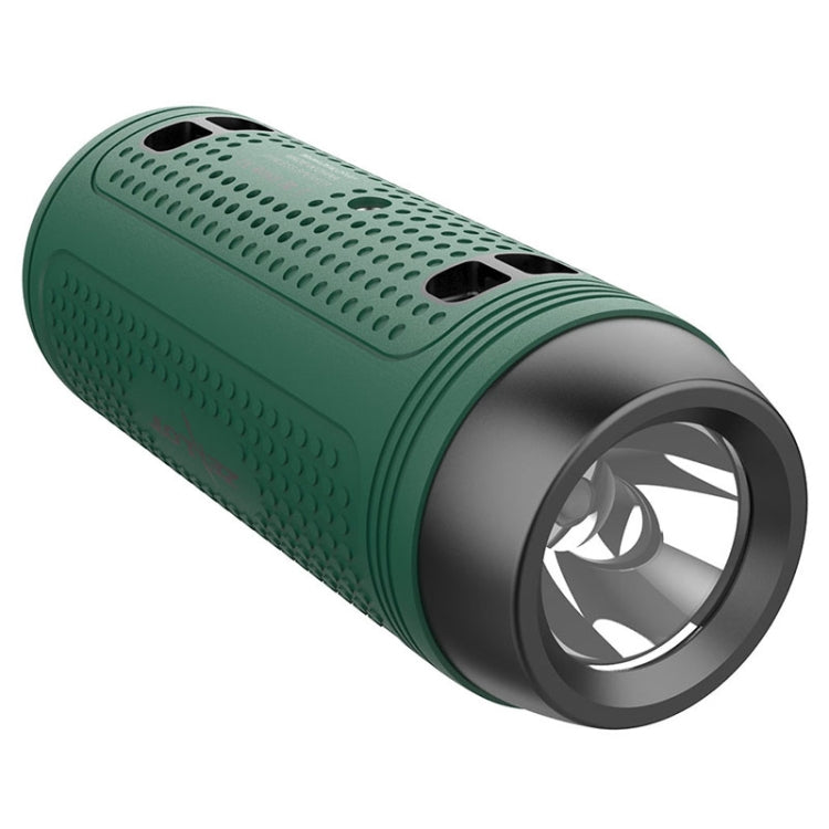 ZEALOT A1 Multifunctional Bass Wireless Bluetooth Speaker, Built-in Microphone, Support Bluetooth Call & AUX & TF Card & LED Lights (Dark Green)