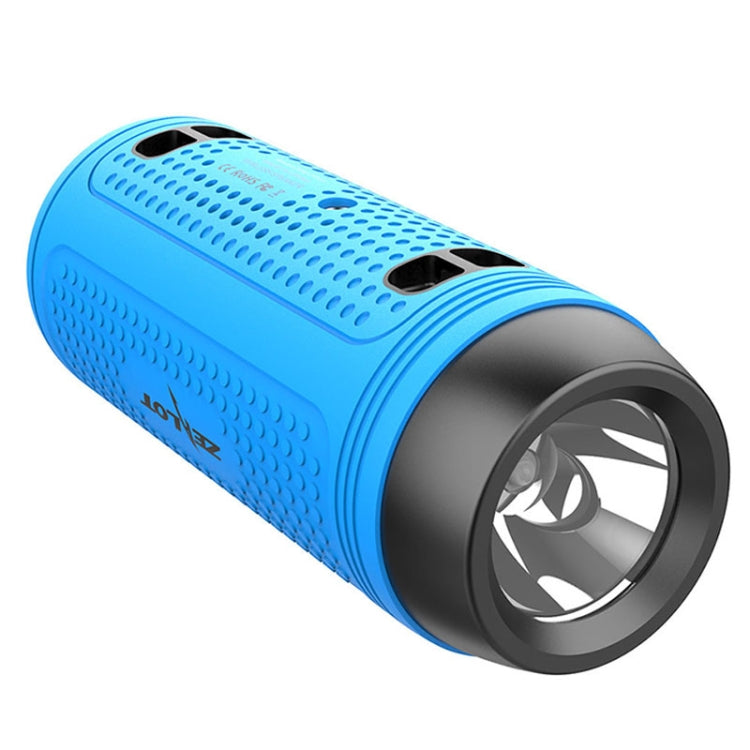 ZEALOT A1 Multifunctional Bass Wireless Bluetooth Speaker, Built-in Microphone, Support Bluetooth Call & AUX & TF Card & LED Lights (Blue) - free shipping - PMC Jewellery - Order now!