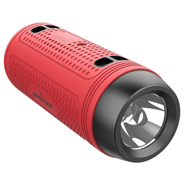 ZEALOT A1 Multifunctional Bass Wireless Bluetooth Speaker, Built-in Microphone, Support Bluetooth Call & AUX & TF Card & LED Lights (Red) - free shipping - PMC Jewellery - Order now!