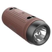 ZEALOT A1 Multifunctional Bass Wireless Bluetooth Speaker, Built-in Microphone, Support Bluetooth Call & AUX & TF Card & LED Lights (Brown)