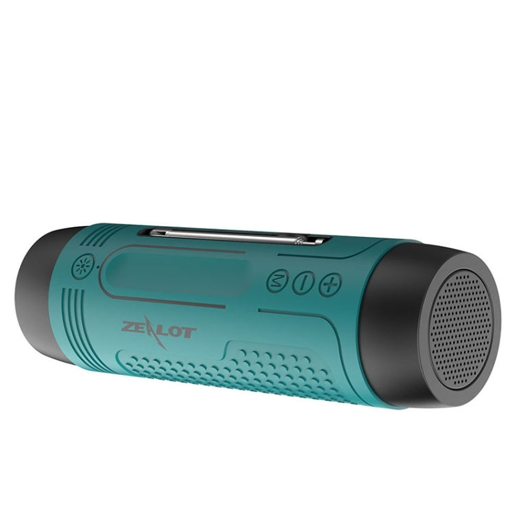 ZEALOT A2 Multifunctional Bass Wireless Bluetooth Speaker, Built-in Microphone, Support Bluetooth Call & AUX & TF Card & LED Lights (Mint Green) - free shipping - PMC Jewellery - Order now!