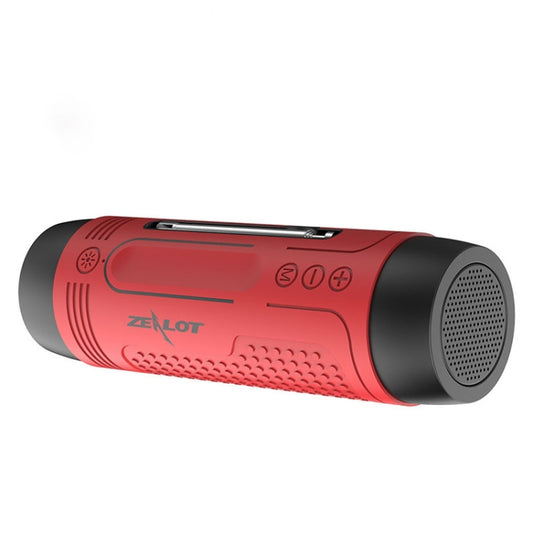 ZEALOT A2 Multifunctional Bass Wireless Bluetooth Speaker, Built-in Microphone, Support Bluetooth Call & AUX & TF Card & LED Lights (Red) - free shipping - PMC Jewellery - Order now!