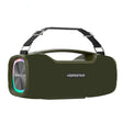 HOPESTAR A6X TWS Portable Outdoor Bluetooth Speaker with Colorful Music Lights, Support Power Bank & Hands-free Call & U Disk & TF Card & 3.5mm AUX(Green) - free shipping - PMC Jewellery - Order now!