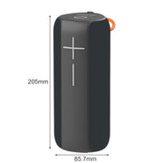 HOPESTAR P14 Pro Portable Outdoor Water-resistant Wireless Bluetooth Speaker, Support Hands-free Call & U Disk & TF Card & 3.5mm AUX & FM (Black)