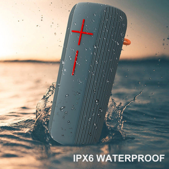 HOPESTAR P14 Pro Portable Outdoor Water-resistant Wireless Bluetooth Speaker, Support Hands-free Call & U Disk & TF Card & 3.5mm AUX & FM (Black)