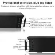 NewRixing NR-2017 Portable Bluetooth Speaker, Support Hands-free Call / TF Card / FM / U Disk (Blue)