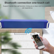 NewRixing NR-2017 Portable Bluetooth Speaker, Support Hands-free Call / TF Card / FM / U Disk (Blue)