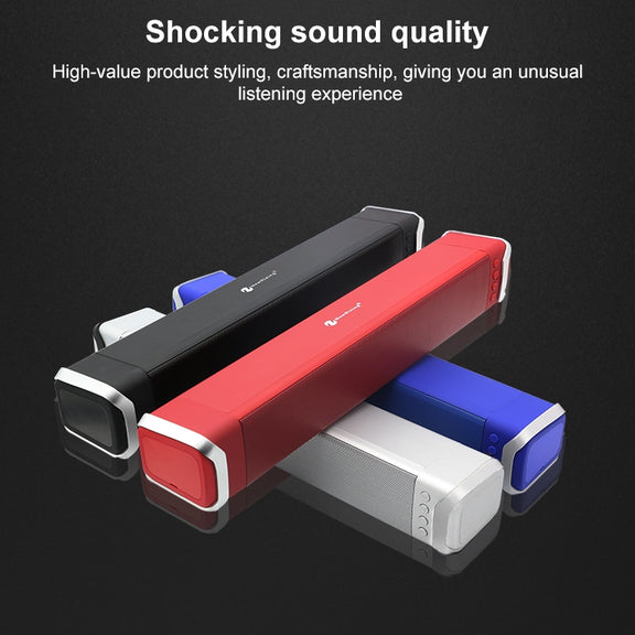 NewRixing NR-2017 Portable Bluetooth Speaker, Support Hands-free Call / TF Card / FM / U Disk (Black)